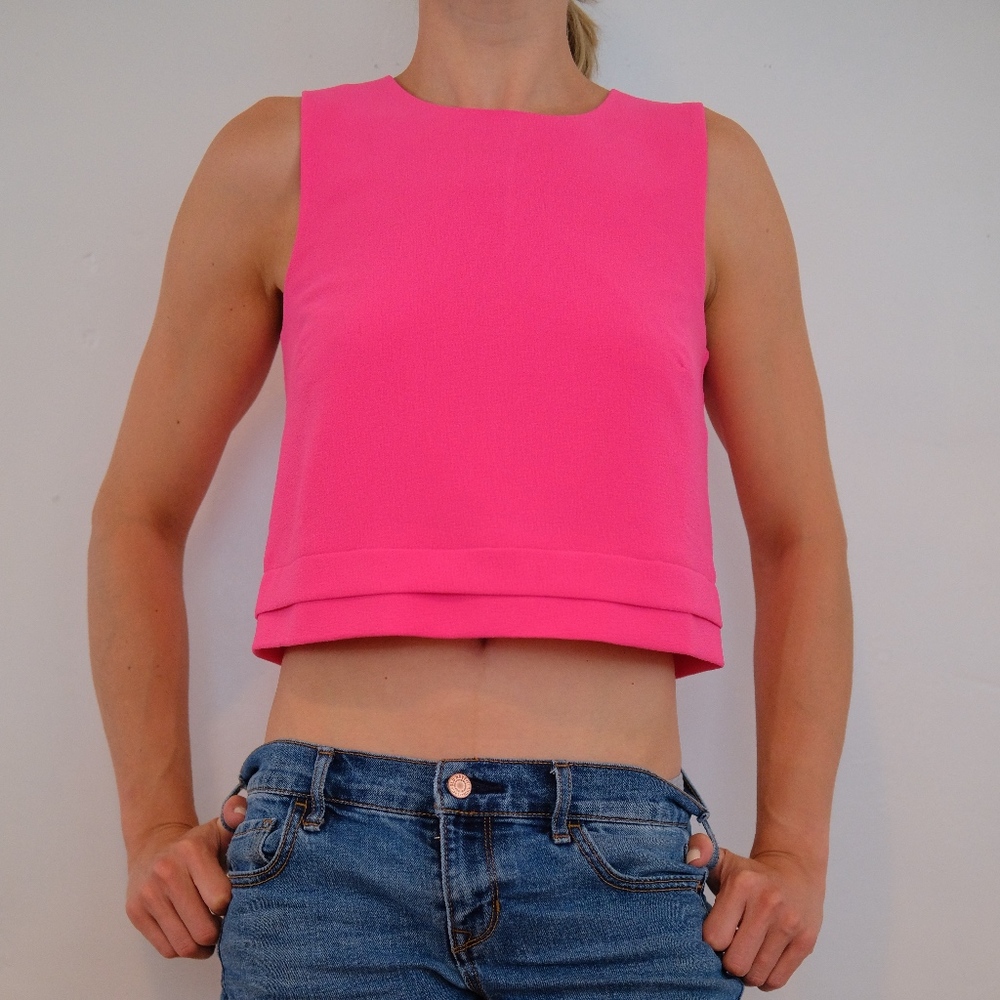 Banana Republic Pink Crop Top